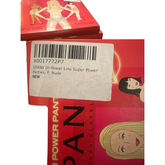 Spanx Women's High Waisted Slimming Super Power Line Panties Size F Nude NWT - Picture 6 of 7